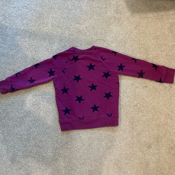 Primary Sweatshirt, purple with stars, size 3 - Picture 3 of 3
